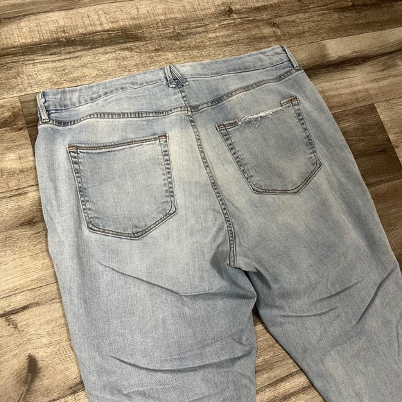 Good American Good Legs High Rise Crop Skinny Jeans Blue Women’s Size 22 - Picture 6 of 11